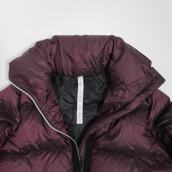 Lululemon Women's Cloudscape Jacket Dark Adobe Size 4 Glyde, Goose Down - Picture 6 of 12